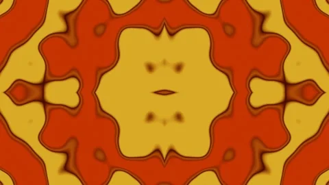 Abstract Looping Wallpaper in Red and Yellow Color Stock Footage 205521681