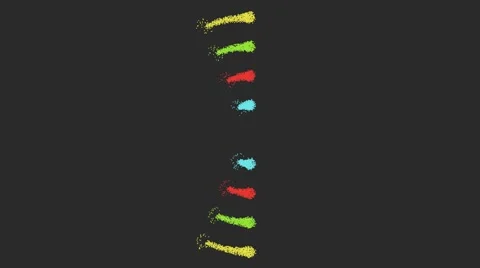 Abstract loops spirals particles motion circle hd render  background animation Stock Footage 58801090