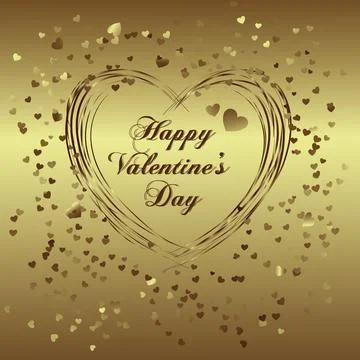 Abstract love pattern. Valentines day romantic backdrop イラスト素材