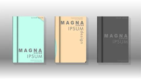 Abstract low circle shape background for corporate business annual report boo Stock Illustration