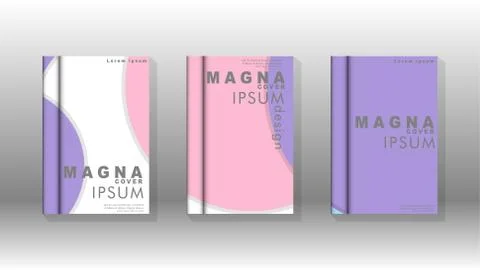 Abstract low circle shape background for corporate business annual report boo Stock Illustration