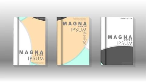 Abstract low circle shape background for corporate business annual report boo Stock Illustration