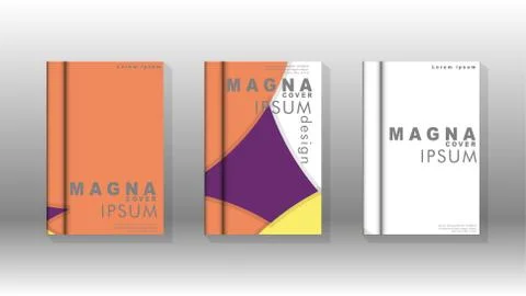 Abstract low circle shape background for corporate business annual report boo Stock Illustration