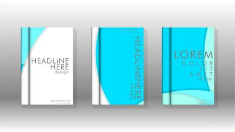 Abstract low circle shape background for corporate business annual report boo Illustrazione stock