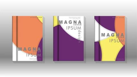 Abstract low circle shape background for corporate business annual report boo Stock Illustration