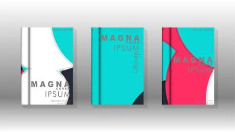 Abstract low circle shape background for corporate business annual report boo Stock Illustration