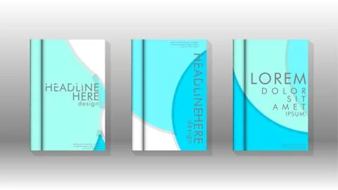 Abstract low circle shape background for corporate business annual report boo Stock Illustration