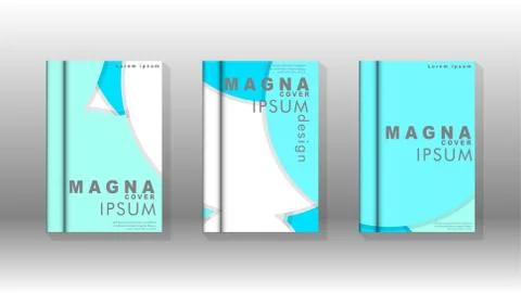 Abstract low circle shape background for corporate business annual report boo Illustrazione stock