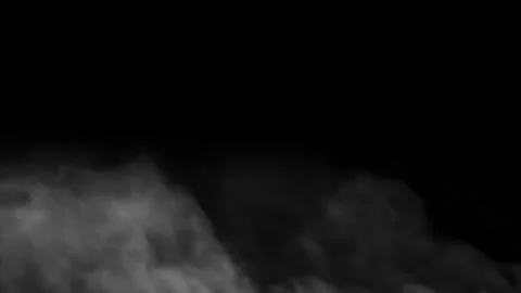 Abstract Low Lying Fog Animation, Flowing Smoke Overlay for VFX Stock Footage 334812635