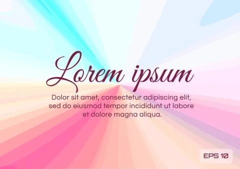 Abstract low poly background in the form of a multicolored bright spiral Stock Illustration