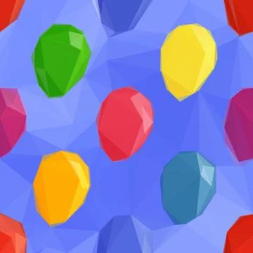 Abstract Low Poly Background Stock Illustration