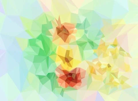 Abstract Low Poly Background Stock Illustration
