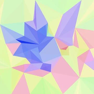 Abstract Low Poly Background Stock Illustration