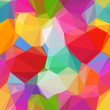 Abstract Low Poly Background Stock Illustration
