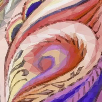 Abstract Low Poly Background Stock Illustration