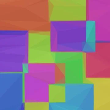 Abstract Low Poly Background Stock Illustration