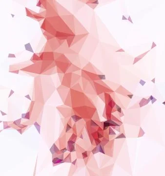 Abstract Low Poly Background Stock Illustration