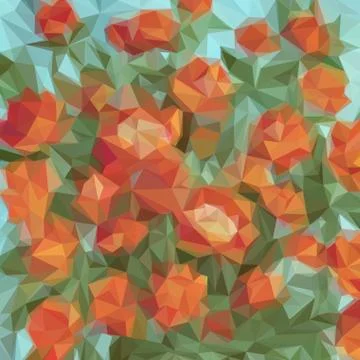 Abstract Low Poly Background Stock Illustration