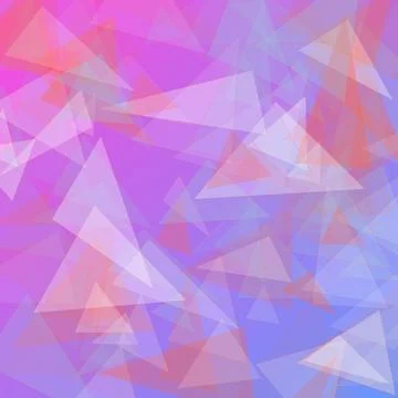 Abstract Low Poly Background with Overlapping Colorful Pastel Geometric Tri.. Stockillustratie