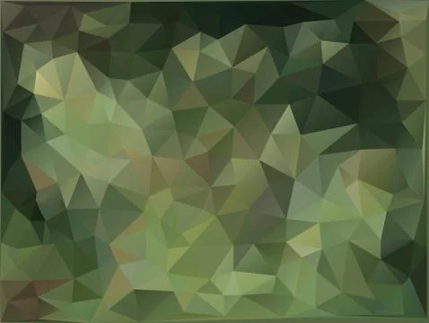 Abstract low poly background of triangles in green colors 스톡 일러스트