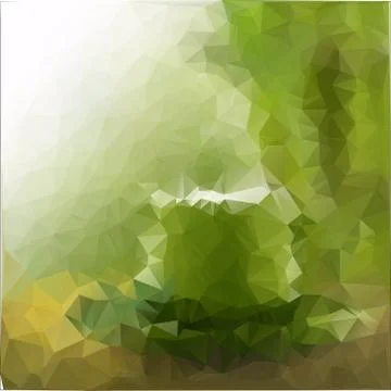 Abstract low poly background of triangles in green colors 스톡 일러스트