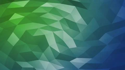 Abstract low poly colorful background. green and blue Colors Stock Footage 166821011