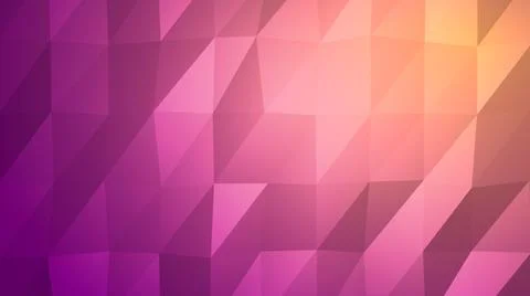 Abstract low poly colorful background. Calming Coral and Velvet Violet Colors Stock Illustration