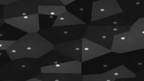 Abstract Low Poly Dark Geometric Background Video. Stock Footage 328695125
