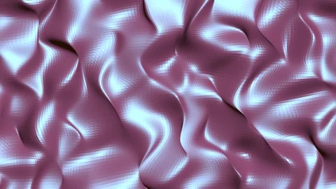 Abstract Low Poly Fluid Waves Moving Chaotically 3D Render Seamless Loop Stock Footage 340277481