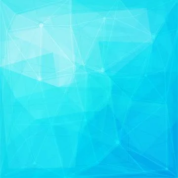 Abstract low poly geometric background with triangles Stock Illustration