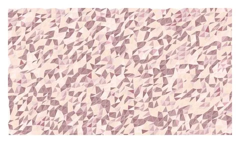 Abstract low poly geometric background with pink and beige triangle mesh pa.. 스톡 일러스트