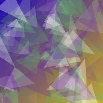 Abstract Low Poly Geometric Background with Colorful Overlapping Translucen.. イラスト素材