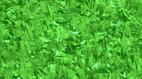 Abstract Low Poly Geometric Mesh Surface Chaotic Waves Seamless Loop 3D Render Stock Footage 340417549