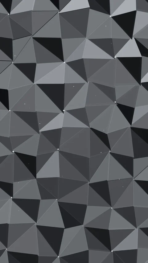 Abstract low poly geometric triangle texture animation loop background Stock Footage 346638443