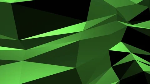 Abstract low poly green background. Stock Footage 82442719
