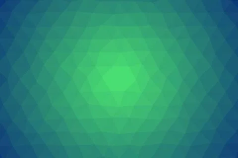Abstract low poly green background image made from colored triangles Stock Illustration
