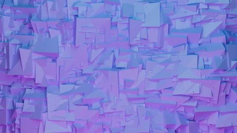 Abstract Low Poly Ice Background Graphic Design 3D illustration Stock Illustration