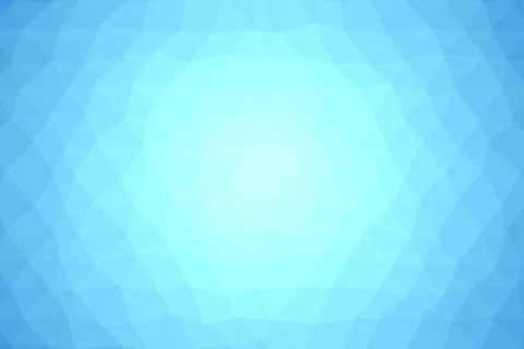 Abstract low poly light blue background image made from colored triangles Stock Illustration
