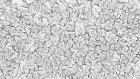 Abstract Low poly loop background Full HD. 3d render Stock Footage 69786713