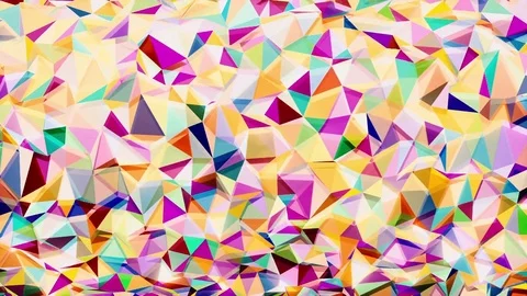 Abstract Low poly loop background Full HD Stock Footage 69837218