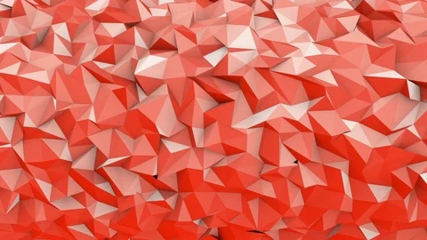 Abstract Low poly loop background Full HD Vídeos de archivo 69837603