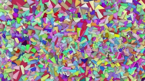 Abstract Low poly loop background Full HD Stock Footage 69853084
