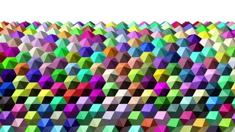 Abstract Low poly loop background Full HD Stock Footage 69857141
