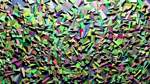 Abstract Low poly loop background Full HD Stock Footage 69857894