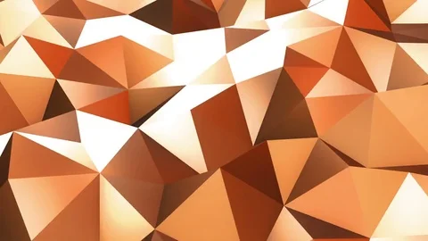 Abstract Low poly loop background Full HD. 3d Vídeos de archivo 77993787