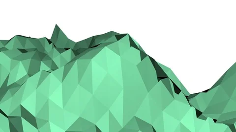 Abstract low poly olive background. Stock Footage 82442572