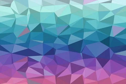 Abstract low-poly polygon gradient background blending blue, cyan, and purp.. 스톡 일러스트