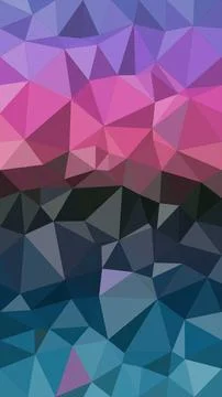 Abstract low-poly polygon pattern fills the frame with layered triangles in.. Stock Illustration