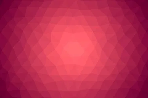Abstract low poly red background image made from colored triangles Stock Illustration