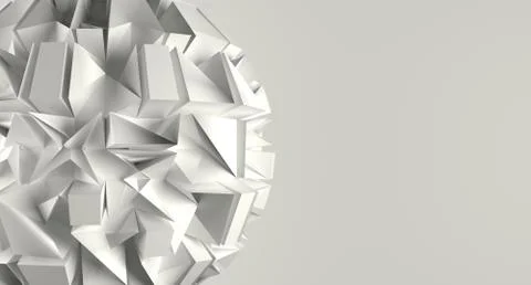 Abstract Low Poly Sphere 스톡 일러스트